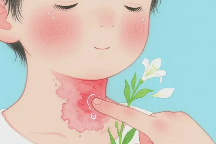 少兒脖子偶爾起濕疹可不可以根治(圖1)