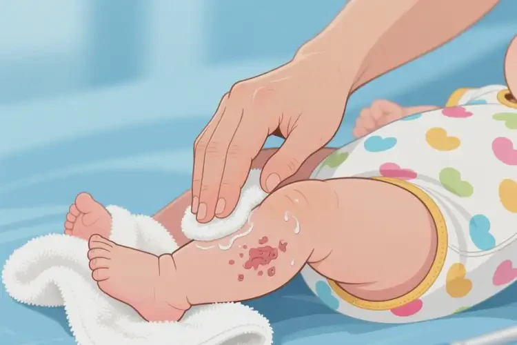 嬰兒小腿經(jīng)常長(zhǎng)濕疹不管它會(huì)自己痊愈嗎(圖1)