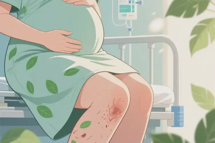 孕婦小腿上起濕疹不管它會(huì)自己自愈嗎(圖3)