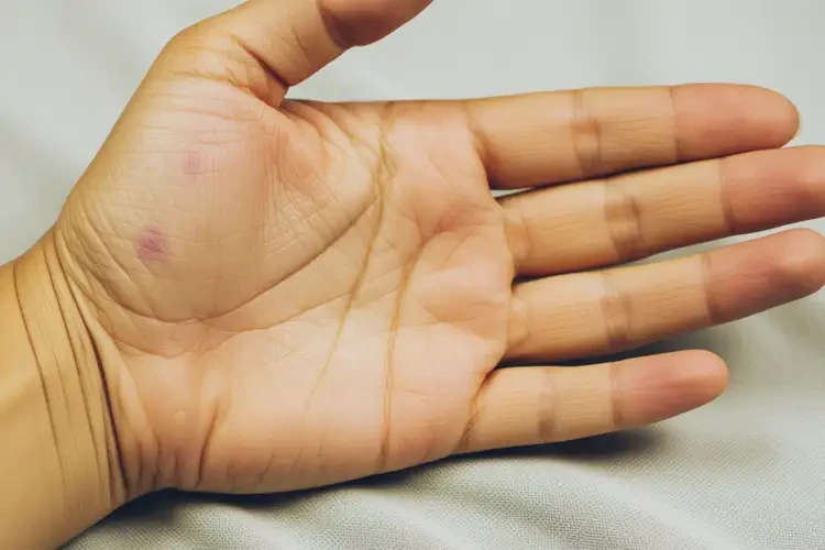 男生手上出濕疹可不可以徹底自愈(圖1)