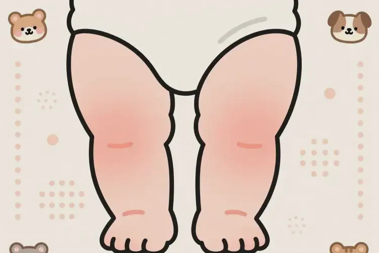 嬰兒大腿出現(xiàn)濕疹可不可以根治(圖1)