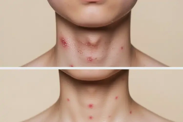 青少年脖子上起濕疹不管它會自己自愈嗎(圖3)