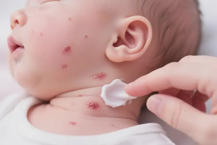 新生兒脖子偶爾起濕疹可以徹底自愈嗎(圖1)