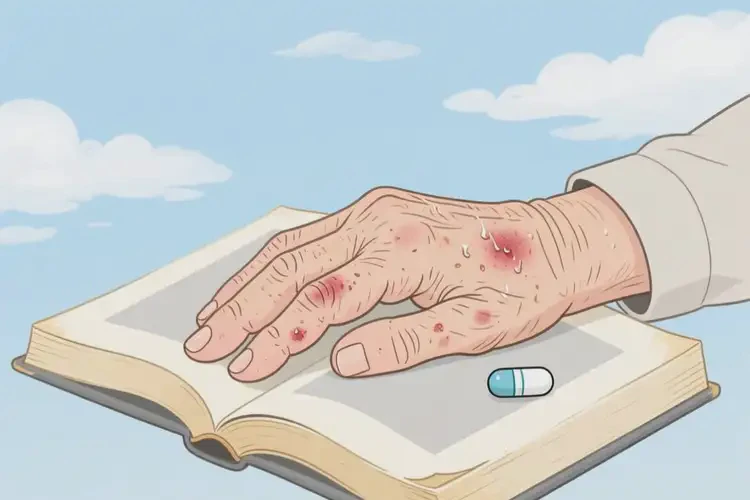 老年人手上容易長濕疹可以徹底自愈嗎(圖2)