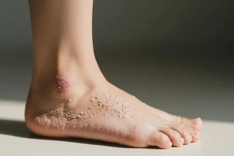 女人腳上容易長濕疹可以徹底自愈嗎(圖3)