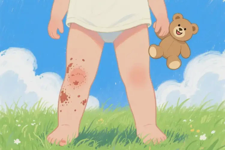 幼儿小腿有湿疹不管它会自己痊愈吗(图2)