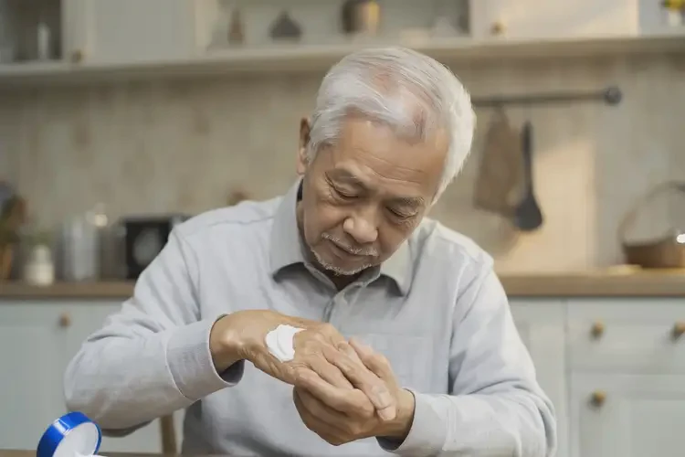 老年人手上偶爾長(zhǎng)濕疹不管它會(huì)自己好嗎(圖1)