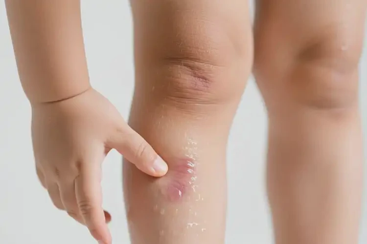 小孩小腿上經(jīng)常長濕疹可不可以徹底自愈(圖1)