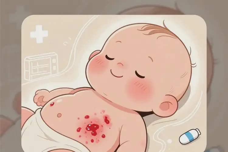 嬰兒肚子上長濕疹不管它會(huì)自己自愈嗎(圖3)