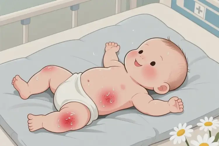 嬰兒四肢容易起濕疹能徹底自愈嗎(圖1)