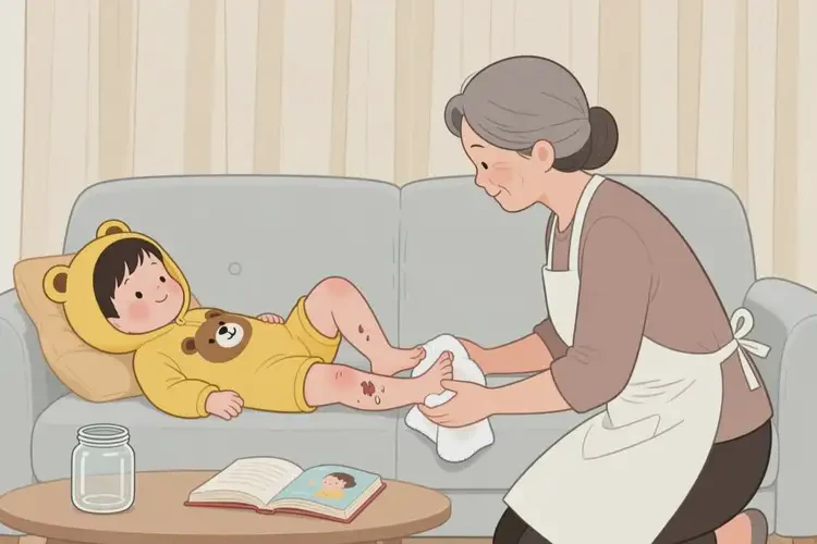 兒童身上經(jīng)常起濕疹可不可以根治(圖2)