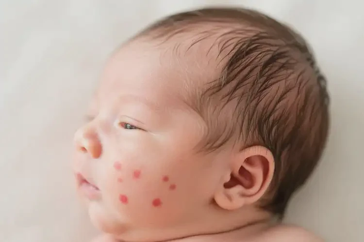 新生儿面部出现湿疹能彻底自愈吗(图3)