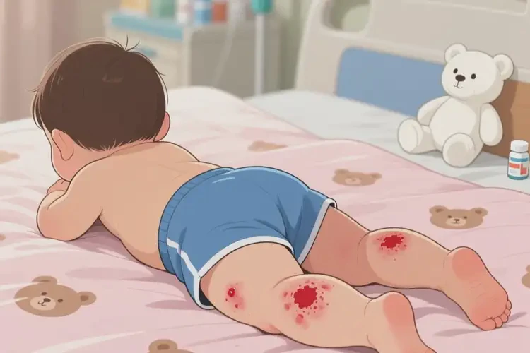 幼兒大腿上有濕疹不管它會自己痊愈嗎(圖3)