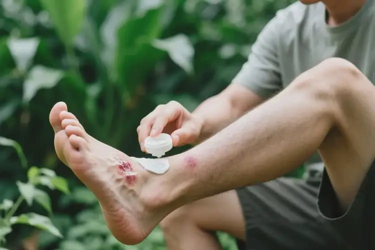 男性腳上容易起濕疹可以徹底自愈嗎(圖2)