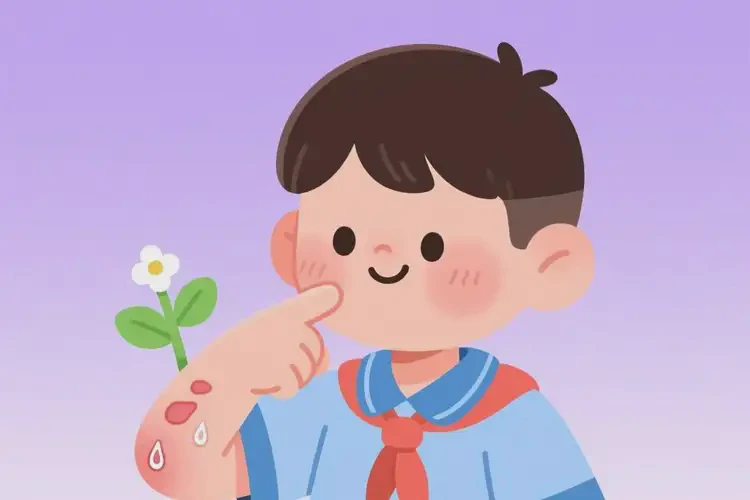 小學(xué)生手臂長(zhǎng)濕疹可以徹底自愈嗎(圖1)