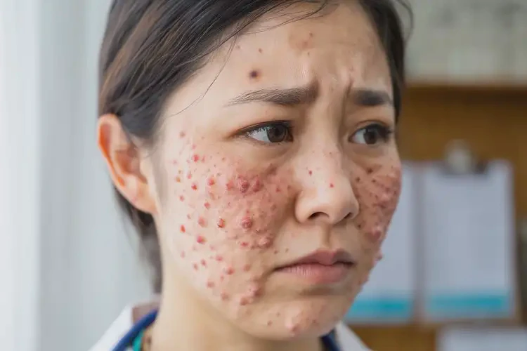 孕婦面部長濕疹不管它會自己自愈嗎(圖4)