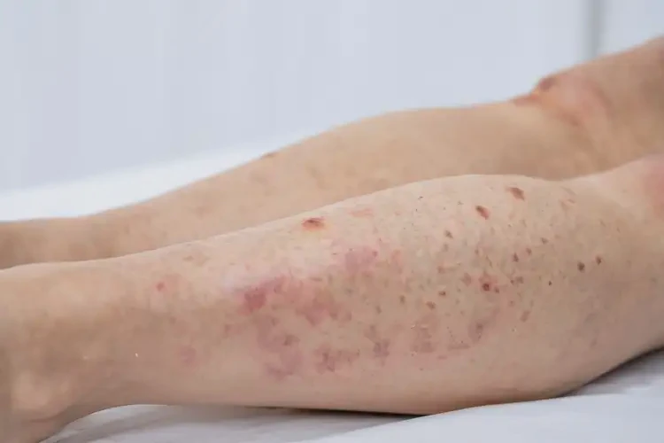 少兒大腿有濕疹不管它會自己好嗎(圖1)