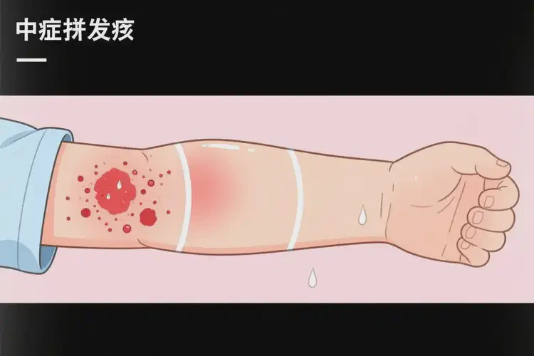 小孩手臂有濕疹能靠自己自愈嗎(圖1)