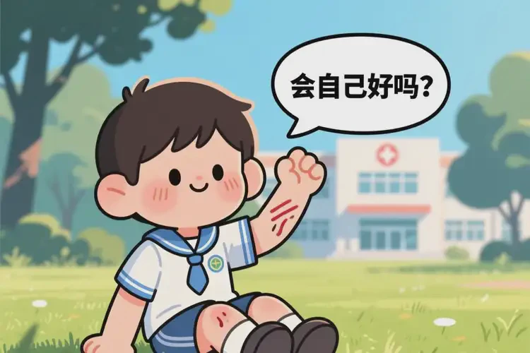 大學生四肢起濕疹不管它會自己自愈嗎(圖1)