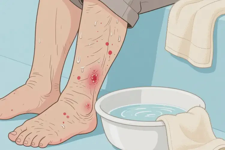 老年人小腿偶爾長濕疹能夠徹底治愈嗎(圖2)