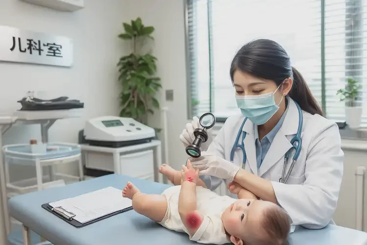 新生兒四肢容易長濕疹能徹底自愈嗎(圖1)