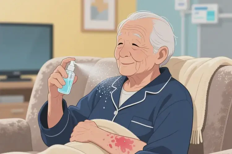 高齡老人手臂上容易起濕疹不管它會(huì)自己好嗎(圖1)