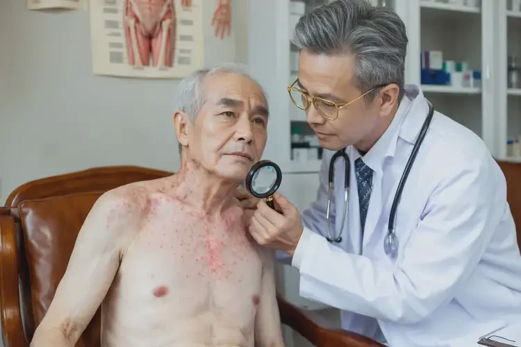 高齡老人脖子上有濕疹能徹底自愈嗎(圖3)
