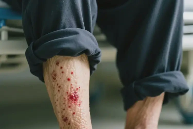 高龄老人小腿上经常长湿疹不管它会自己痊愈吗(图3)