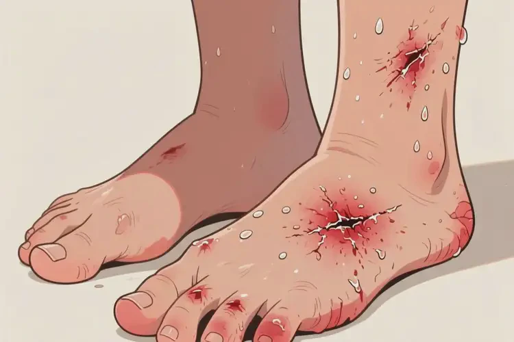 青少年腳上經(jīng)常長濕疹可以徹底自愈嗎(圖3)