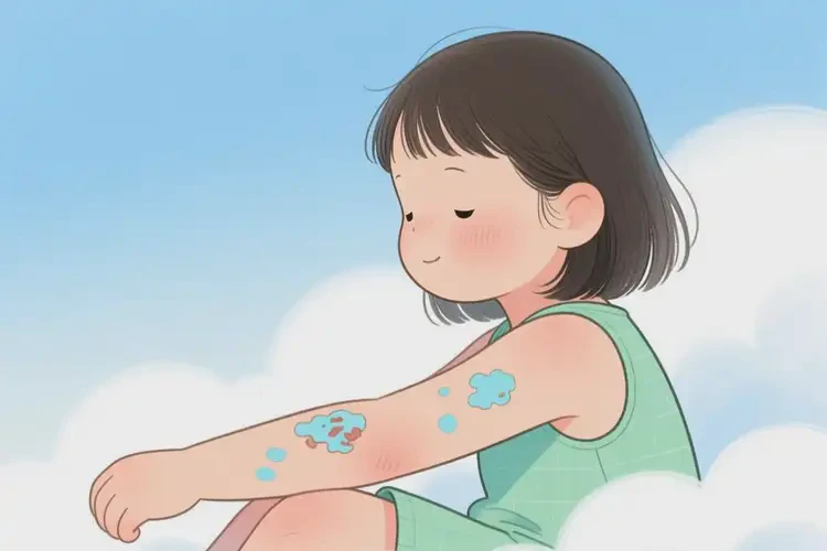 小孩手臂出現(xiàn)濕疹能靠自己自愈嗎(圖3)