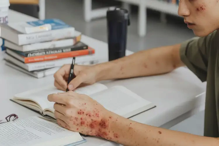 大學(xué)生手臂經(jīng)常起濕疹能夠徹底治愈嗎(圖4)