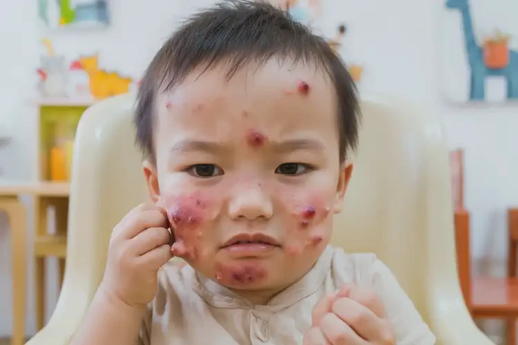 幼兒臉上經常長濕疹不管它會自己好嗎(圖4)