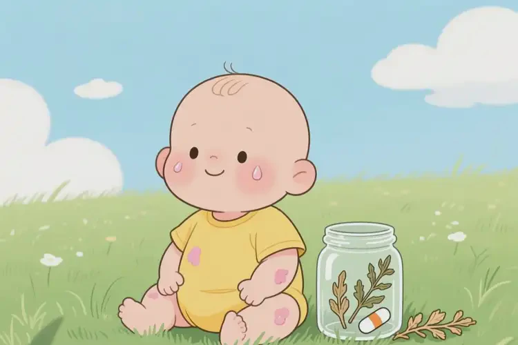 寶寶身上經(jīng)常起濕疹不管它會自己痊愈嗎(圖2)