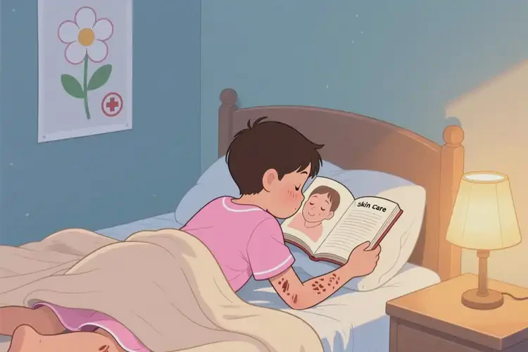 中學(xué)生全身出現(xiàn)濕疹能不能徹底自愈(圖1)