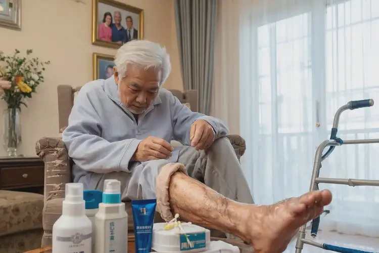 老年人小腿上容易長濕疹不管它會自己痊愈嗎(圖1)