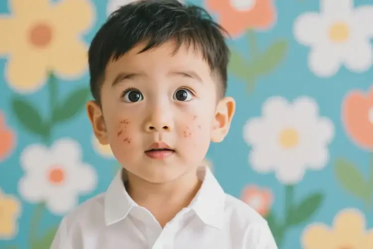 兒童臉上偶爾起濕疹可不可以根治(圖1)