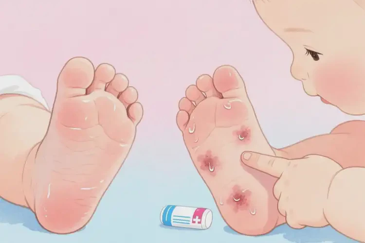 婴幼儿脚上容易长湿疹不管它会自己痊愈吗(图3)