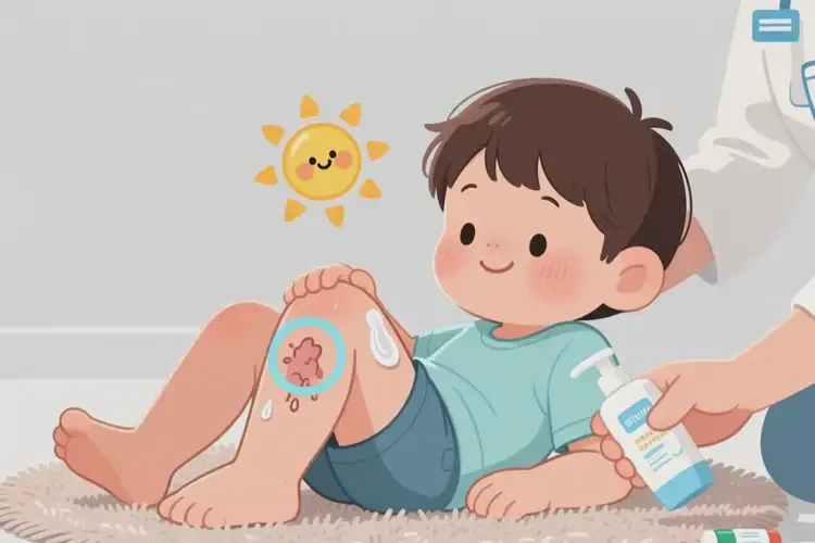 孩子大腿上容易長濕疹可不可以根治(圖1)