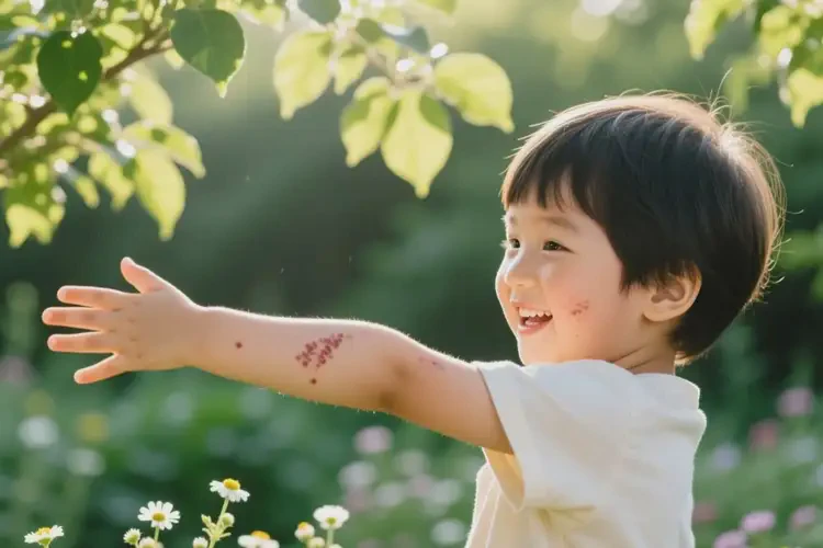 幼兒手臂出現(xiàn)濕疹可以徹底自愈嗎(圖1)