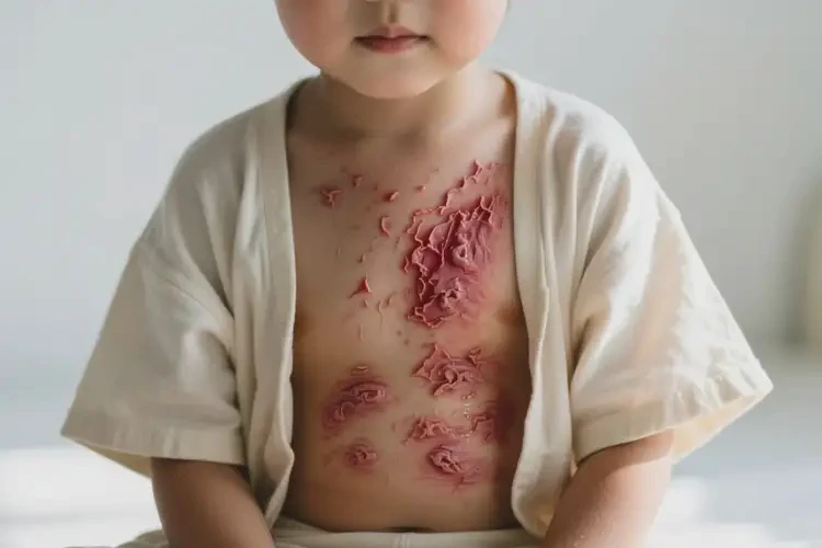 孩子全身出現(xiàn)濕疹可不可以徹底自愈(圖4)