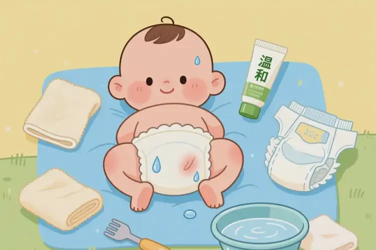 少兒屁股容易起濕疹可不可以根治(圖1)