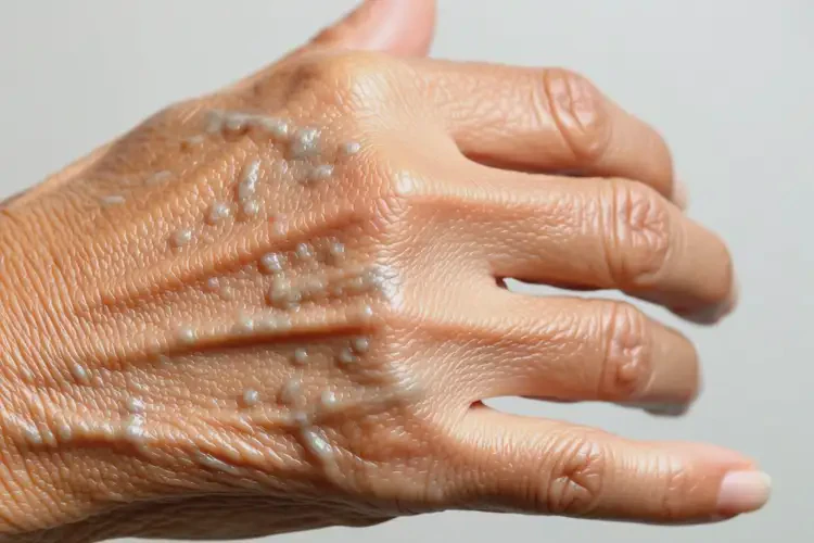 老年人全身偶爾長濕疹不管它會自己自愈嗎(圖1)