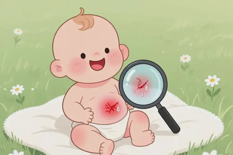 孩子肚子上經(jīng)常起濕疹不管它會自己自愈嗎(圖2)