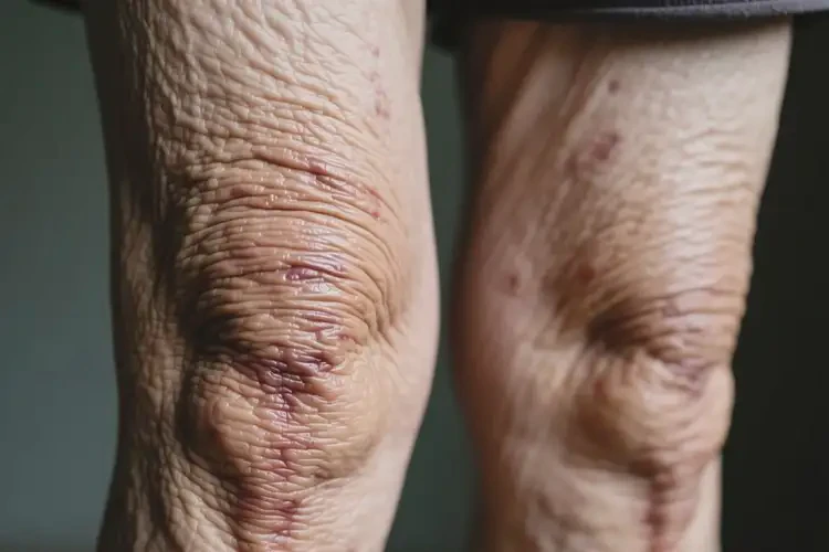 老人大腿上經(jīng)常起濕疹不管它會(huì)自己自愈嗎(圖3)
