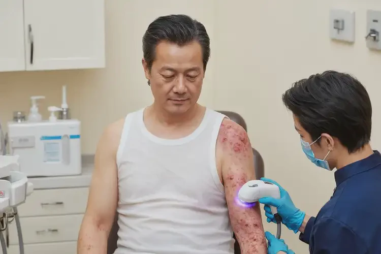 男性手臂上容易長(zhǎng)濕疹能徹底自愈嗎(圖2)