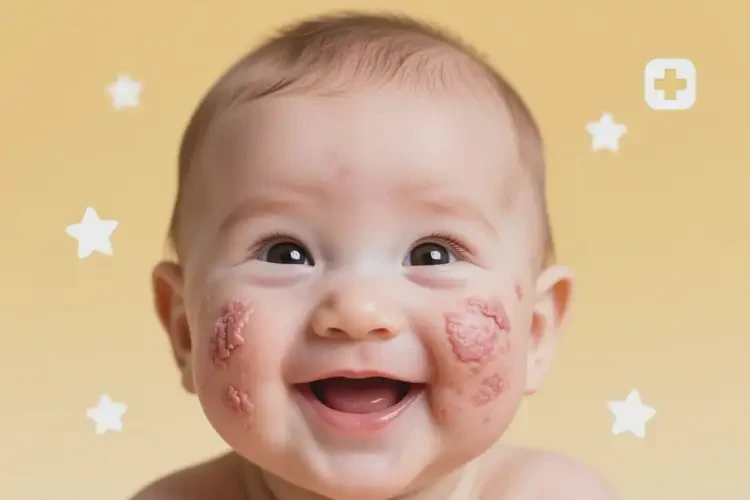 嬰兒面部偶爾長濕疹可不可以根治(圖1)