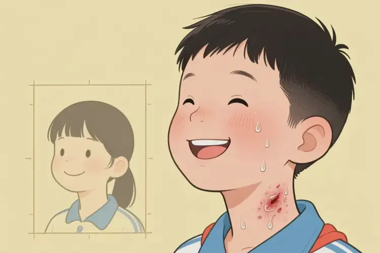 小學(xué)生脖子容易長(zhǎng)濕疹不管它會(huì)自己自愈嗎(圖2)