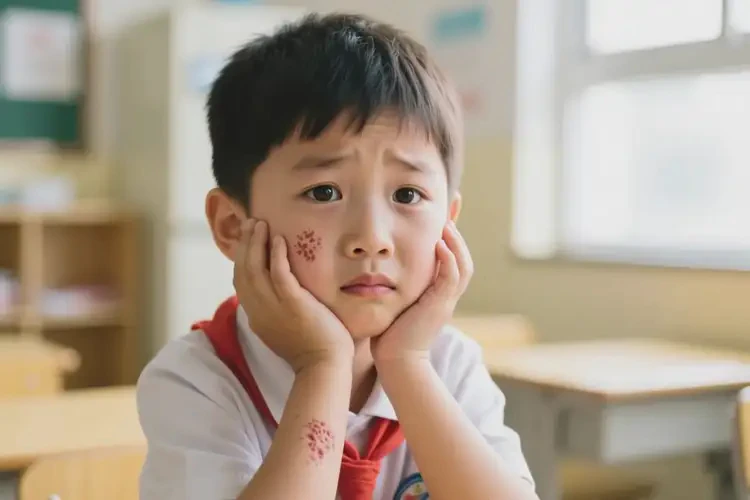 小學生臉上出濕疹能不能徹底自愈(圖4)