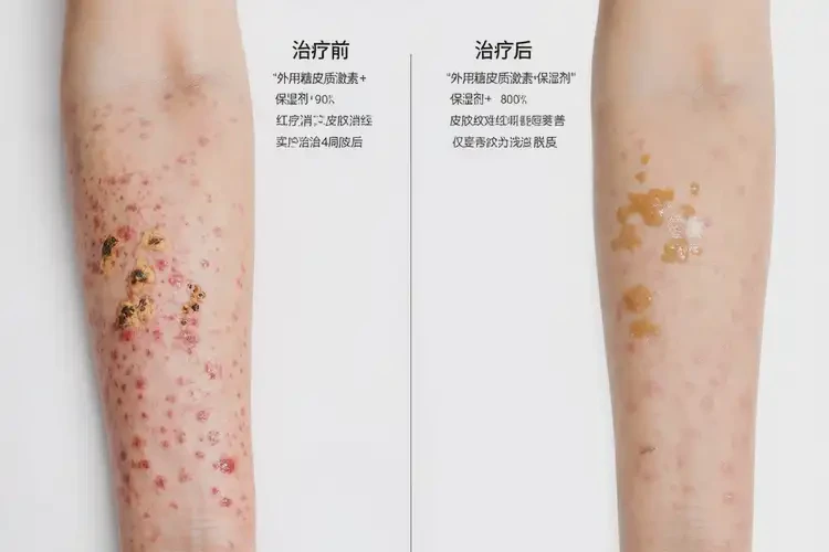 青年人手臂上容易起濕疹不管它會自己痊愈嗎(圖3)