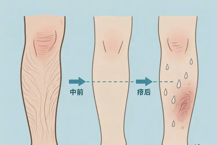 女人小腿偶爾起濕疹能不能根治(圖4)